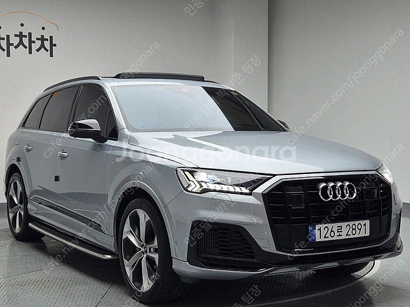 아우디 Q7 중고 아우디 Q7 중고차 아우디 중고 은색...--4
